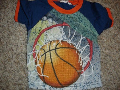lot (3) Carter's 18m months boys sports pajama set PJs basketball football - Picture 3 of 12