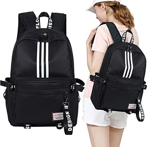 Stylish Black Backpack for Teenagers Ideal for UK Ubuy