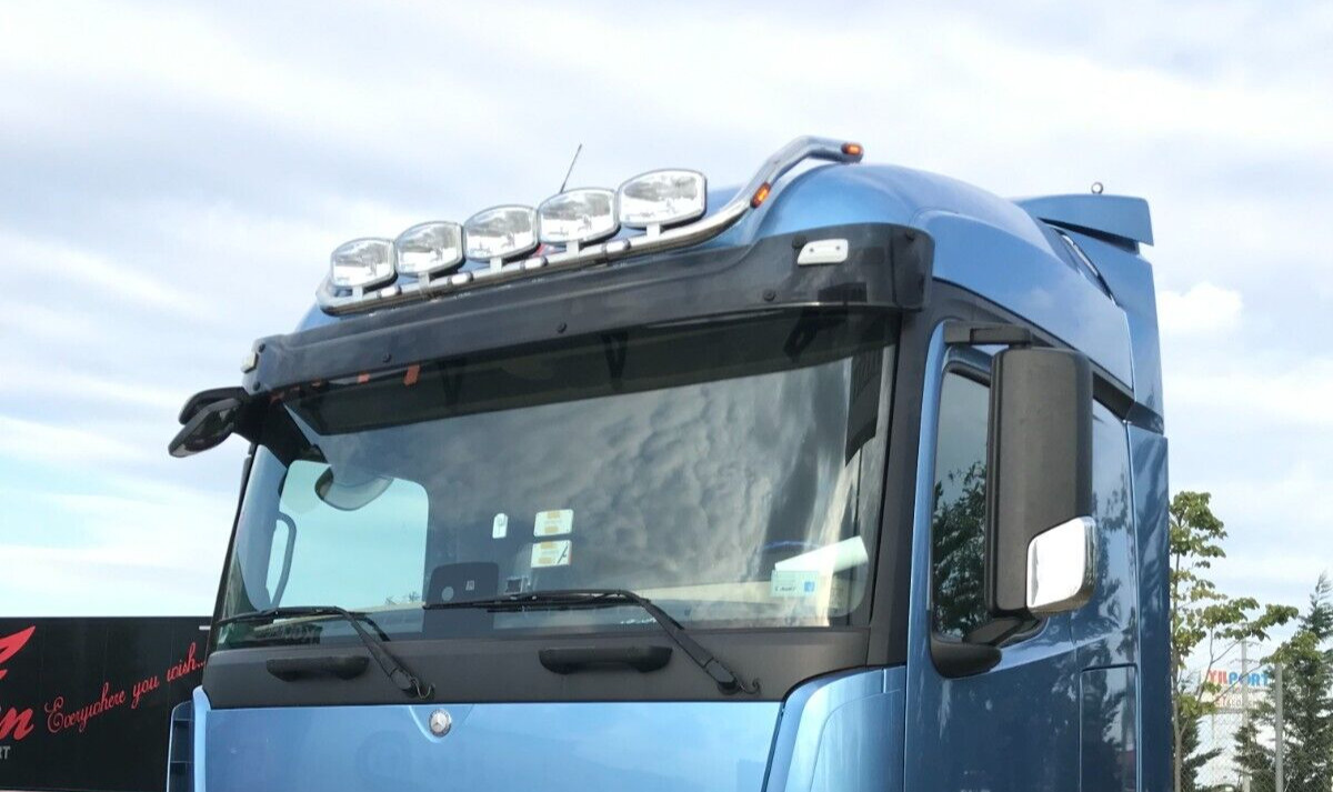 Lámparas de techo de acero inoxidable. 60mm* 1.5 adecuado para Mercedes Actros MP4-con 9 LEDs