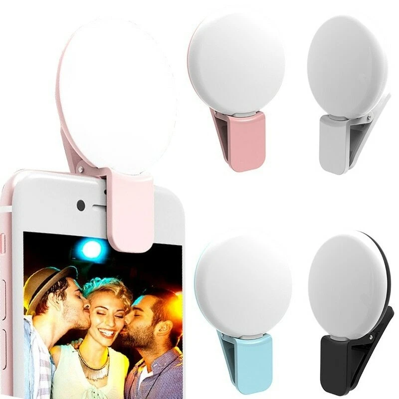 Selfie Lights Charge LED Selfie Ring Light Lumière De Remplissage De  Téléphone