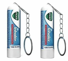 .5ml Vicks Inhaler Allergy Nasal Blocked Nose Congestion (Key Chain Included)