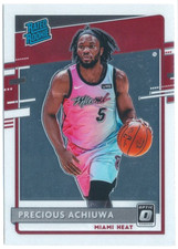 Precious Achiuwa - Miami Heat - RC - 2021 Panini Donruss Optic Basketball - #170