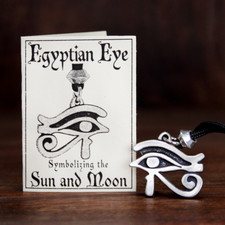 Egyptian Eye of Ra Pendant Horus Udjat amulet talisman necklace kemetic