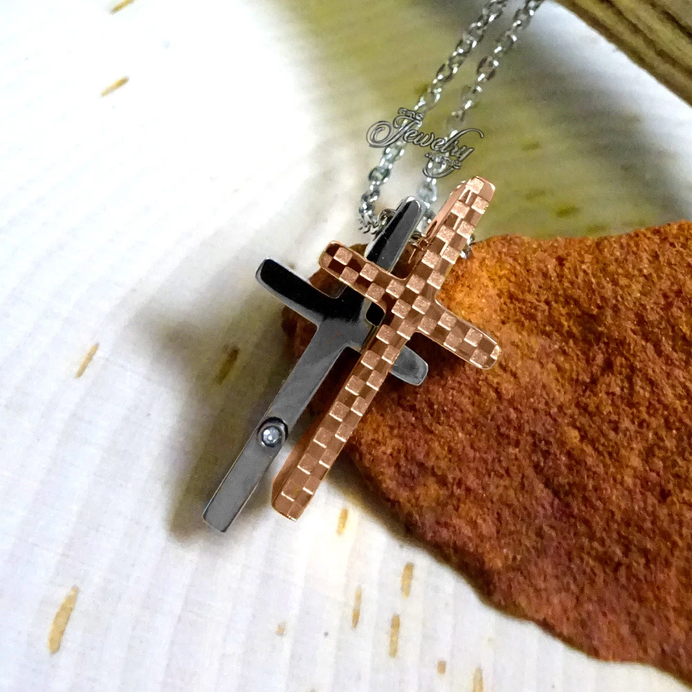 Luxury cross necklace deals