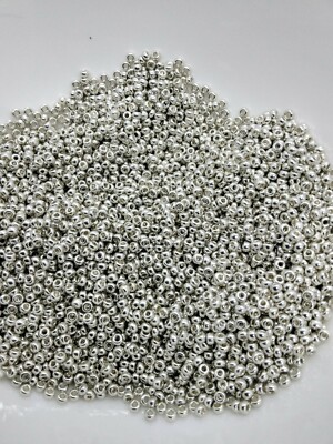 Miyuki Seed Beads 11/0 Galvanized Silber Japanische Top Qualität 25gr Neu