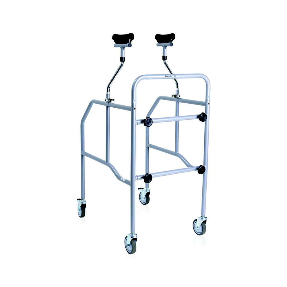 Mopedia Deambulatore Girello Rollator Per Anziani RP755Ss ascellare 4 Ruote Grig