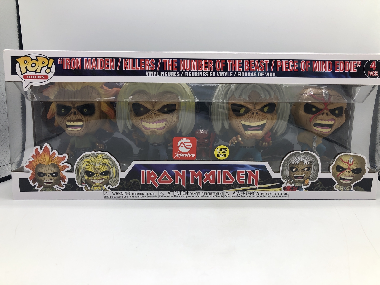 Iron Maiden, Killers, The Number Of The Beast &Amp; Piece Of Mind Eddie Damaged Box