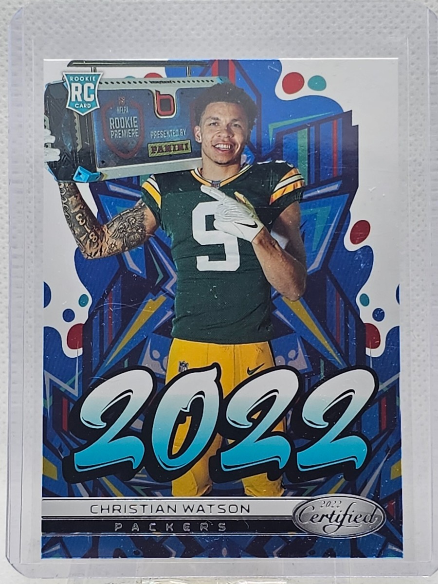 2022 Panini Certified Football Christian Watson Graffiti RC | eBay