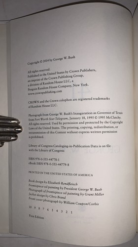 SIGNED, 41: A PORTRAIT OF MY FATHER, by PRESIDENT GEORGE W. BUSH, 2014, 1st Ed - Imagen 9 de 18