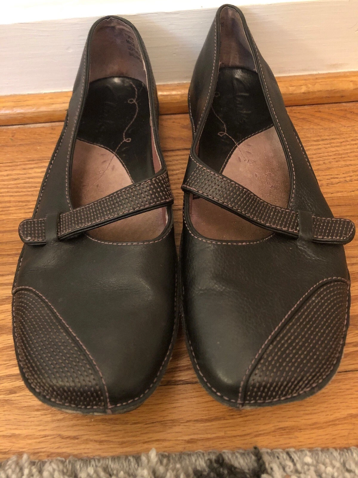 CLARKS Mary Janes mocassini ballerine scarpe da donna in pelle taglia 6 5 ?#s1m15