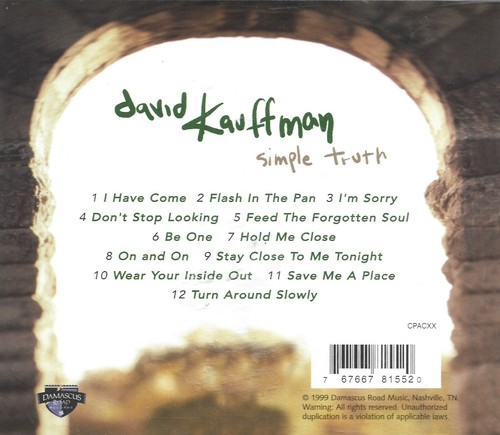 Simple Truth by David Kauffman (Cd Oct-2002) - Picture 2 of 2