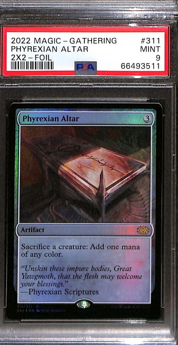 MTG Double Masters 2022 - PSA 9 - Phyrexian Altar FOIL | eBay