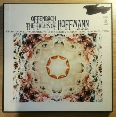 Offenbach: The Tales of Hoffmann 12'' Triple LP, Gedda, Angel SCLX 3667 VG+