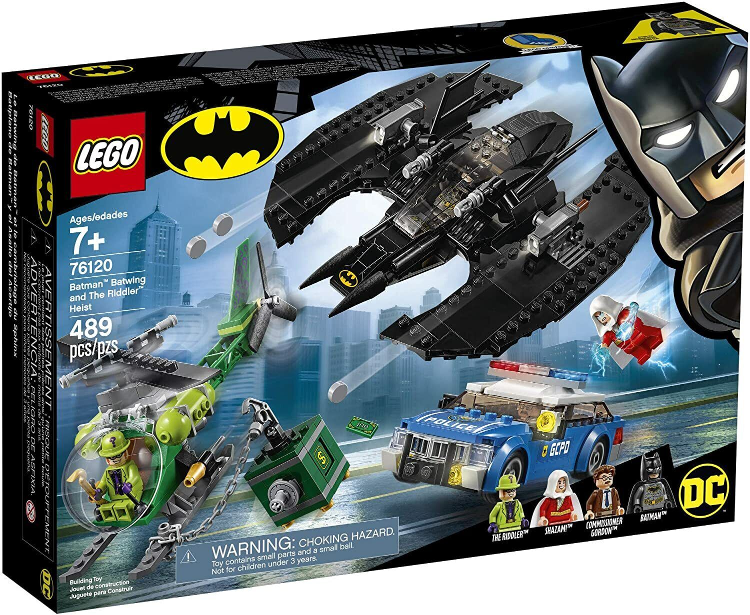 Lego DC Super Heroes 76120 BATMAN BATWING & THE RIDDLER HEIST Shazam New Sealed