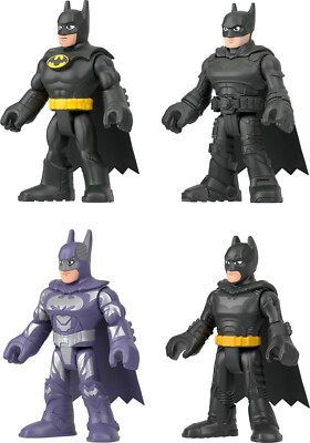 Imaginext Batman Spielzeug 85th Jubiläum 4 Packung Dc Super Friends Fisher-Price