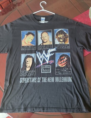クールス/30th HISTORY～EVERYTHING WE SAID WA… Vintage wwf t shirt Superstars Of The New Millenium XL | eBay