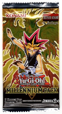 Yu-Gi-Oh! 1x Booster Pack Millennium Pack - 1. Auflage DE - MIL1 - sealed selten