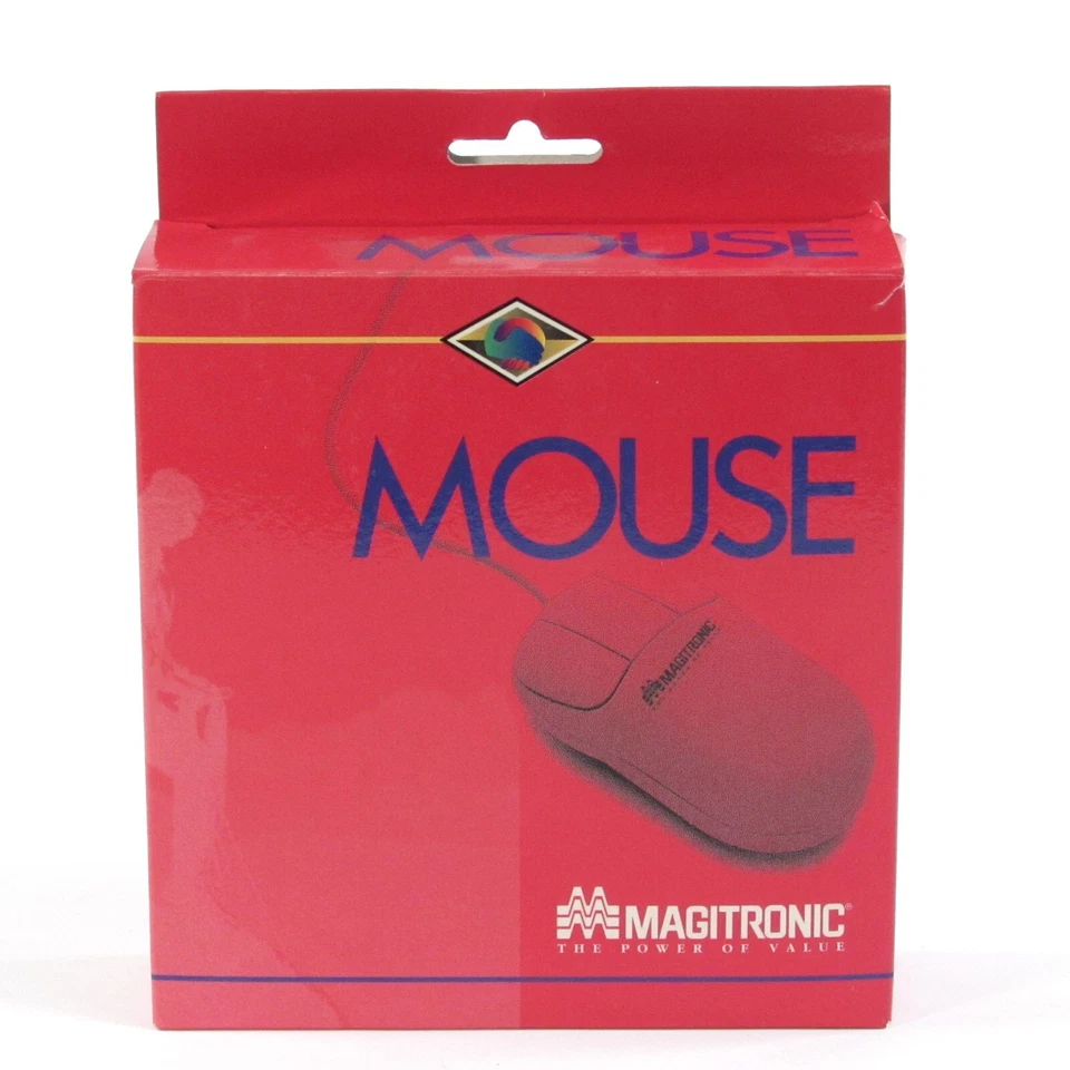 Vintage Magitronic PS2 Compatible 3 Button Mouse F-MOUSE600PS2 Roller Ball NIB - Image 4 of 4