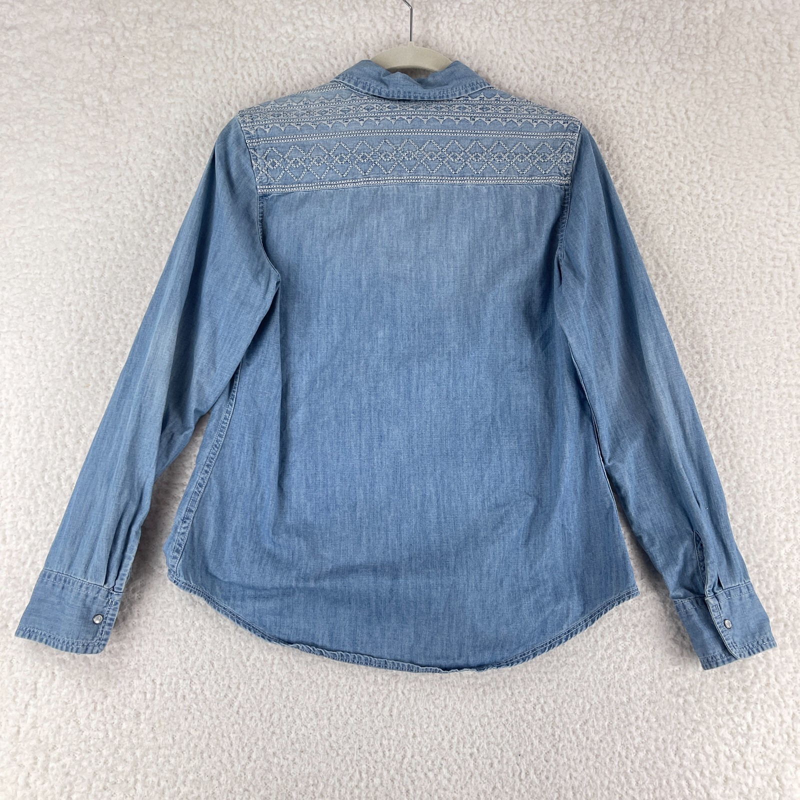 Natural Reflections Snap Button Shirt Womens Medi… - image 12