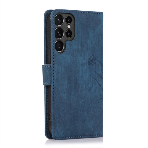 Luxury Flower Butterfly Wallet Cover Case For S25 S24 S23 S22 S21 S20 S10 S9 S8 - 第 12/18 張圖片