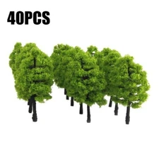 40 Pcs Model Trees Train Railroad Wargame Diorama Scenery-Landscape HO& OO Scale
