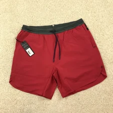 Greyson Running Wolf Shorts Mens Large Red New