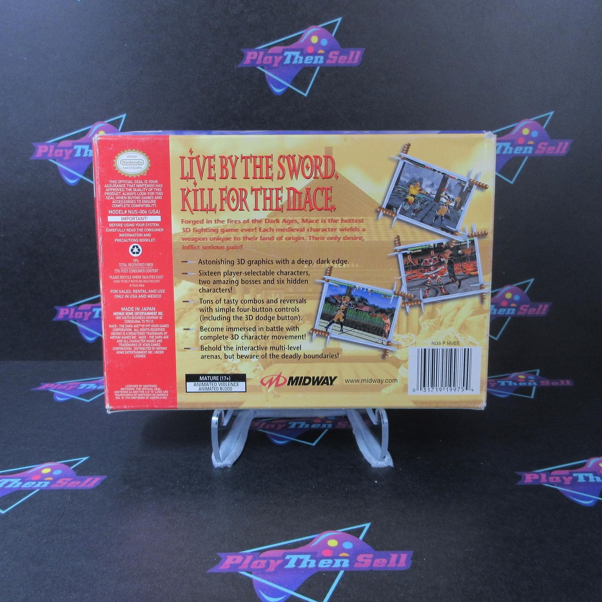 MACE The Dark Age Nintendo 64 Boxed AD/NM See Pics - (See Pics) | eBay