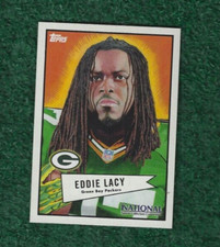 EDDIE LACY - 2013 TOPPS NATIONAL PROMO ROOKIE CARD # 6 - GREEN BAY PACKERS. rookie card picture