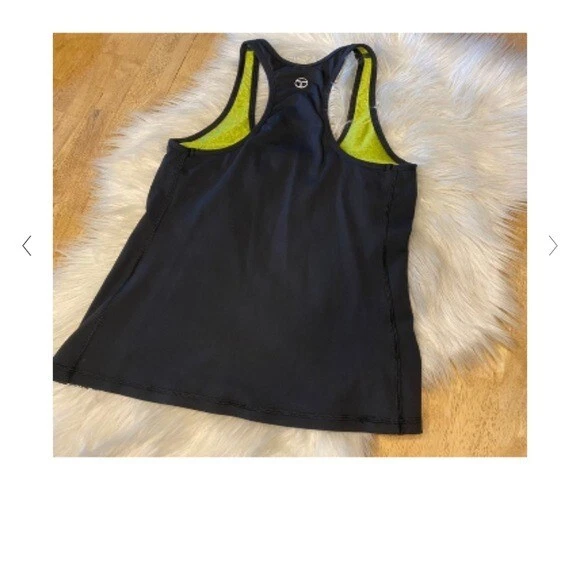 Trina Turk Recreation Black White Chevron Tank top S/M Foto 3 de 4