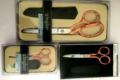 Gingher Designer Scissors ~ BIANCA ~  8'' - 5'' OR 4''  NIB!!!!!