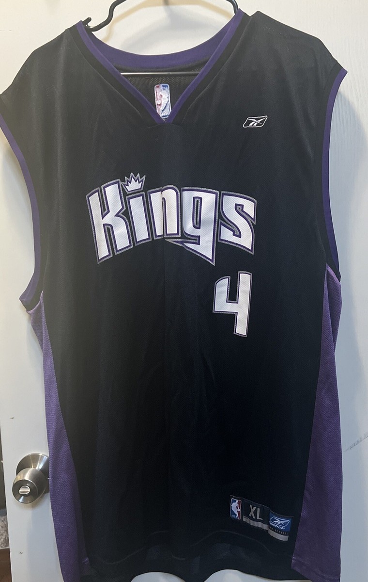 Sacramento Kings Chris Webber 4 Jersey Medium Black/Purple NBA