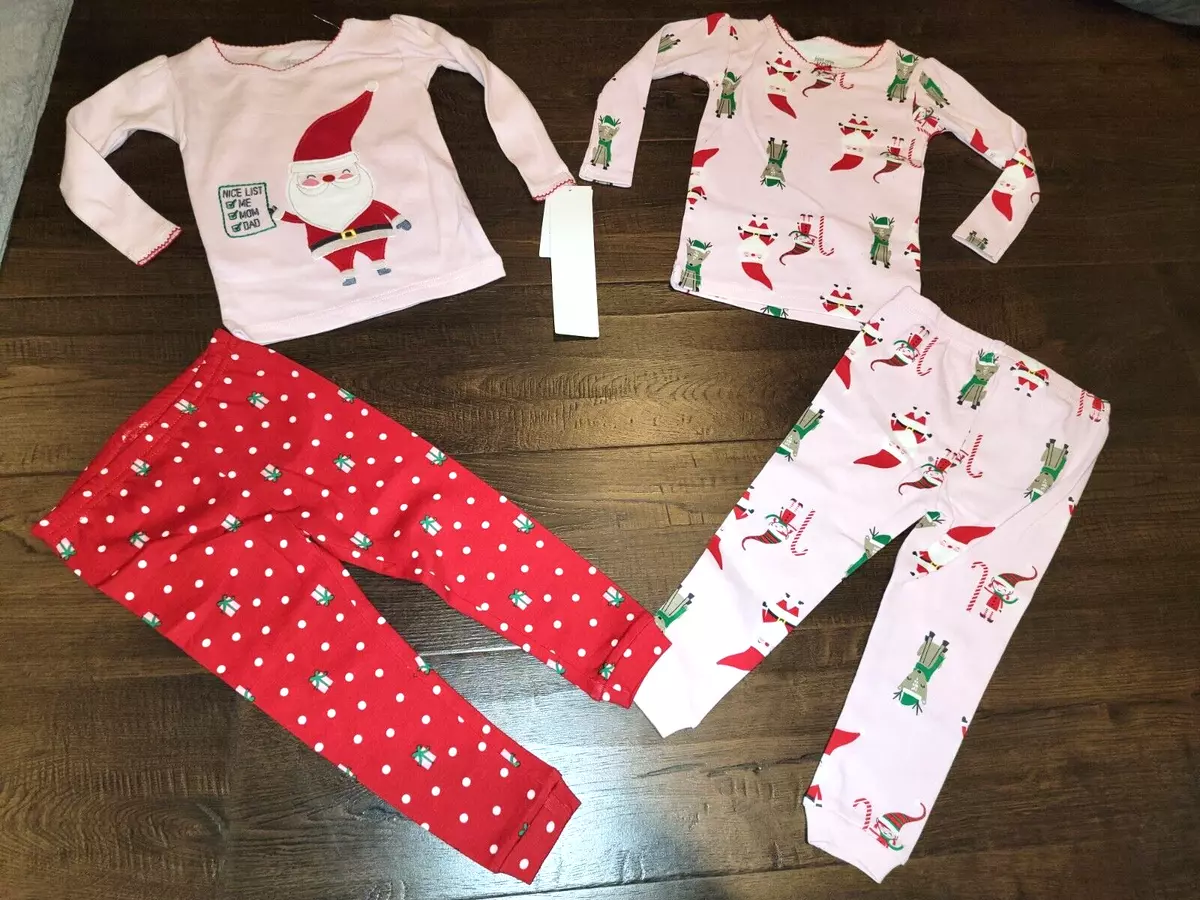 Carter s Just One You Santa Nice List Pajama Set Christmas 12 18