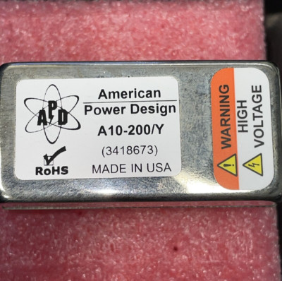 A10-200/Y American Power Design 10 Watt High Voltage DC/DC Converter 120Vdc