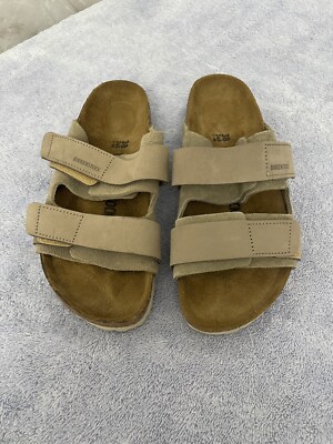 Women's Shoes Birkenstock UJI Nubuck/Suede Leather Slide