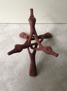 Carved Wooden Tripod Stand