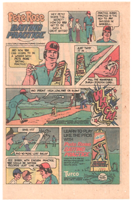 1979 MLB Baseball PETE ROSE Batting Practice Toy PRINT AD ART - CINCINNATI  REDS | eBay