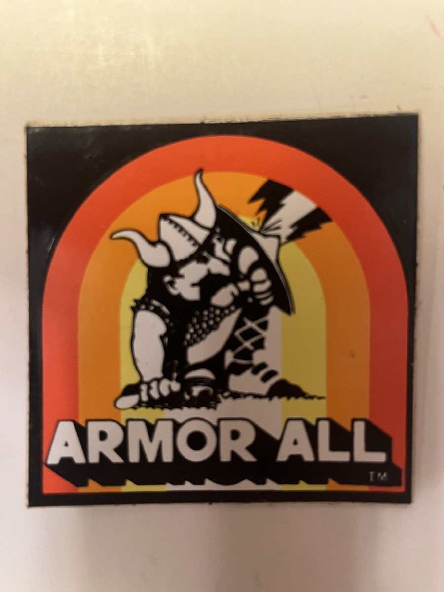 ✳a✳ Original Vintage Armor All Sticker ~3x3” (8M) | eBay