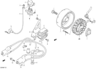 Genuine Suzuki GSF400 1200 Bandit High Tension Cord Seal (4 pcs