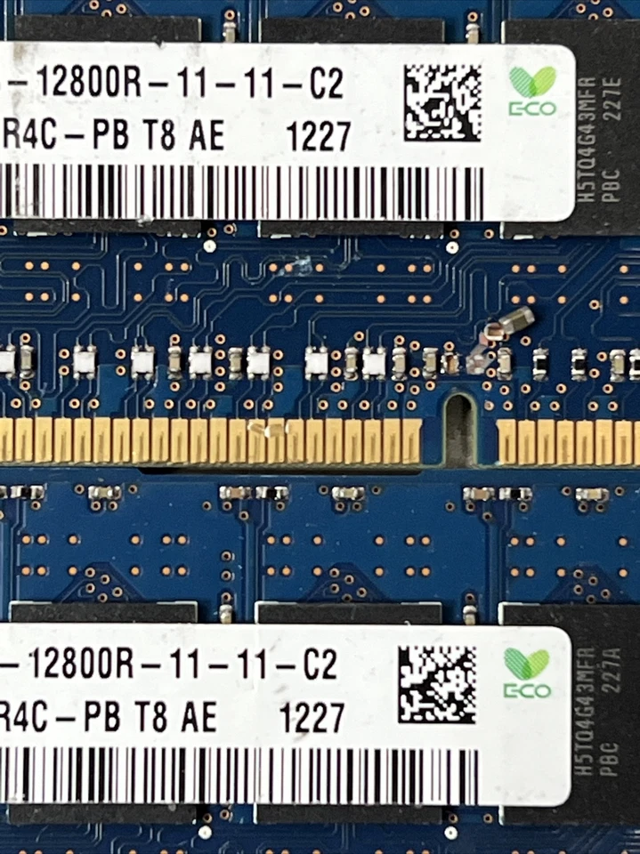 Lot Of 5 - Hynix HMT41GR7MFR4C-PB PC3-12800-11-11-C2 (1227) - Image 3 of 4