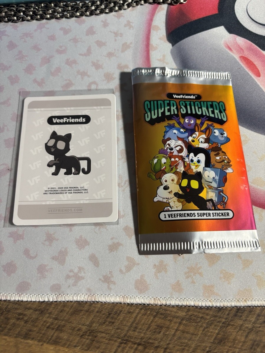 Vee friends Super Sticker Mint Mink Red Parallel PSA Promo
