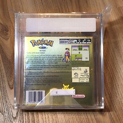 Pokemon Gold Version Sealed New Rare Gameboy Color Game Boy VGA Graded 80 NM