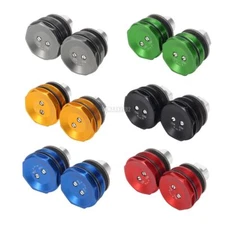 Front Fork Caps Bolts Plugs For Kawasaki Ninja ZX10R ZX-10R 2011-2015 2014