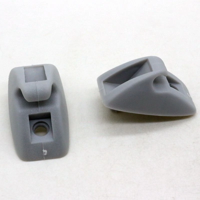 Juego de 2 ganchos de sujeción de clip para parasol grises 191857559 para VW Jetta Golf MK1 MK2 Foto 4 de 4