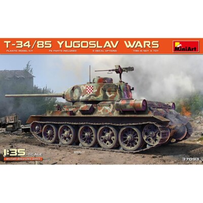 Miniart #37093 1/35 T-34/85 Yugoslav Wars