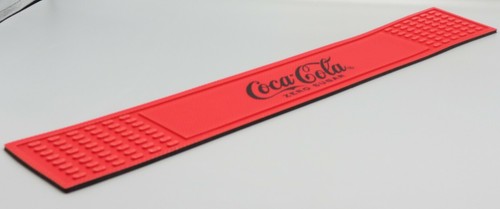 Coca-Cola Zero Sugar Red Rubber Bar Spill Tap Mat - Picture 4 of 5