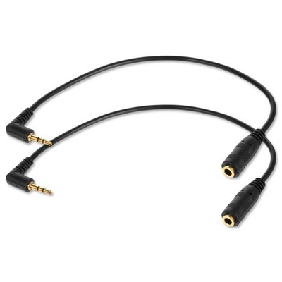 2 Pcs 2.5mm Male to 3.5mm Female Adapter Gold Plated 2.5mm Male to 3.5mm Fema...
