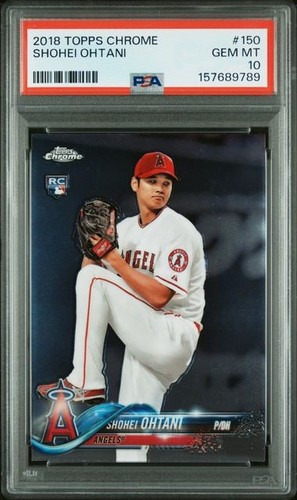 SHOHEI OHTANI 2018 Topps Chrome #150 PSA 10 GEM MT RC