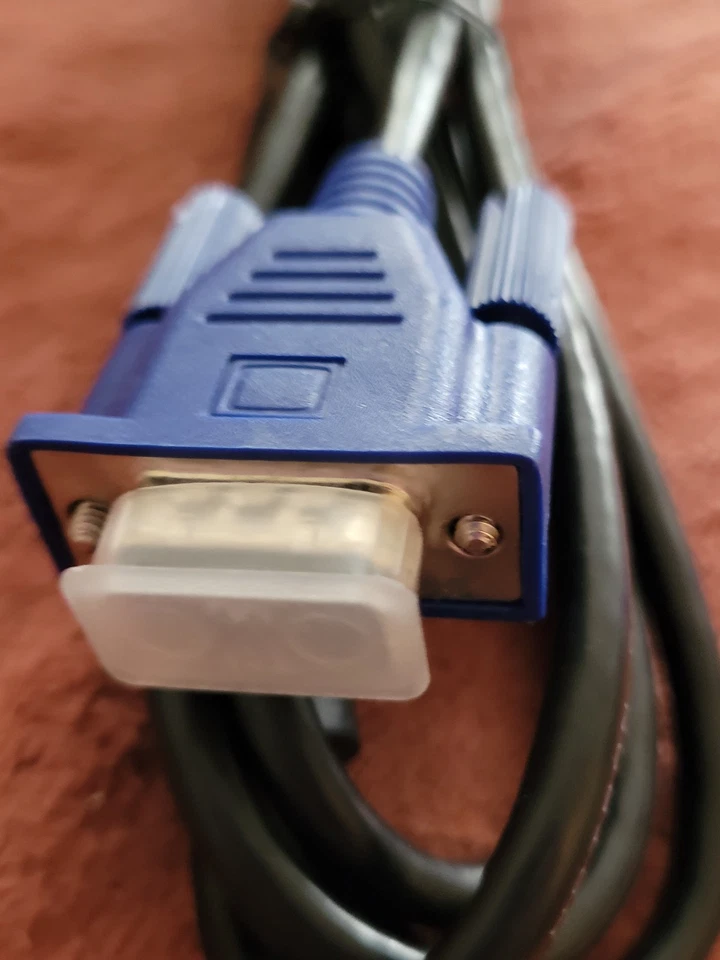 HOTRON VGA CABLE  E246588 AWM STYLE 15-pin D-sub connector 80C 30V Male To Male - Image 3 of 4