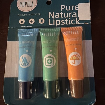 YOPELA PURE NATURAL LIPSTICK MOISTURIZER ( 3PACK) Moisturizer, Rescue, Sunscreen