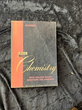 1959 Review Text In Chemistry By Maxwell Gelender Vintage Paperback